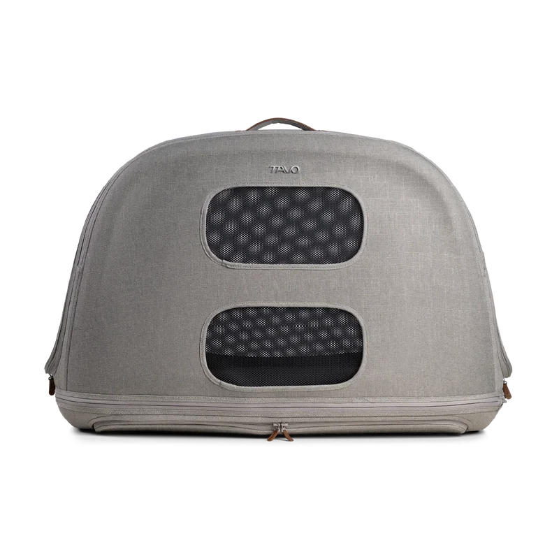 Crashgetestete Isofix-Transportbox Auto Tavo Crispin für Hunde | 3 Größen bis 27.2 kg | Farbe: Merle