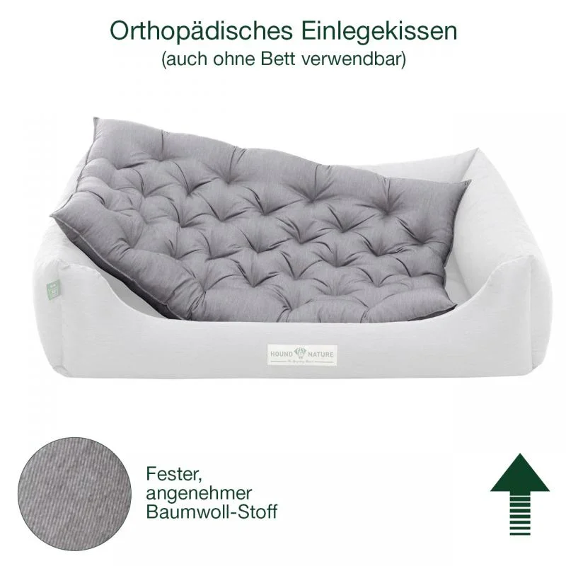 Orthopädisches Hundekissen Zermatt von HOUND&NATURE | Recycelte Materialien | Oeko-Tex® Standard | 4 Farben | 5 Größen