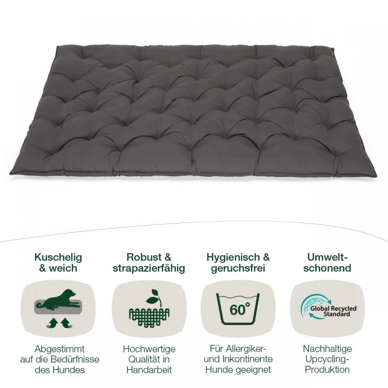 Orthopädisches Hundekissen Zermatt von HOUND&NATURE | Recycelte Materialien | Oeko-Tex® Standard | 4 Farben | 5 Größen