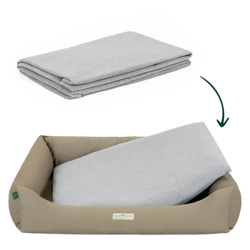 Überbezug Fleece | Für alle HOUND&NATURE Hundebetten | Wasserdicht | 3 Farben