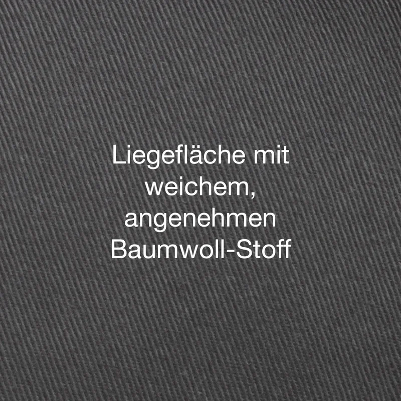 Orthopädisches Öko-Hundebett Zürich von HOUND&NATURE | Fleece-Seite | Recycelte Materialien | Oeko-Tex® Standard | Grau