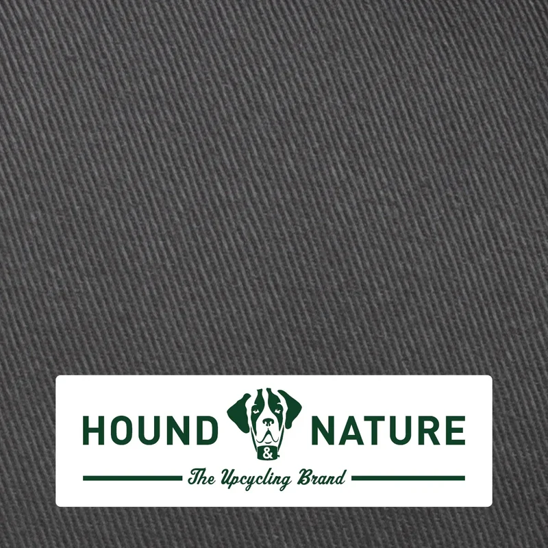 Öko-Hundebett Luzern von HOUND&NATURE | Fleece-Seite | Recycelte Materialien | Oeko-Tex® Standard 100 | Grau