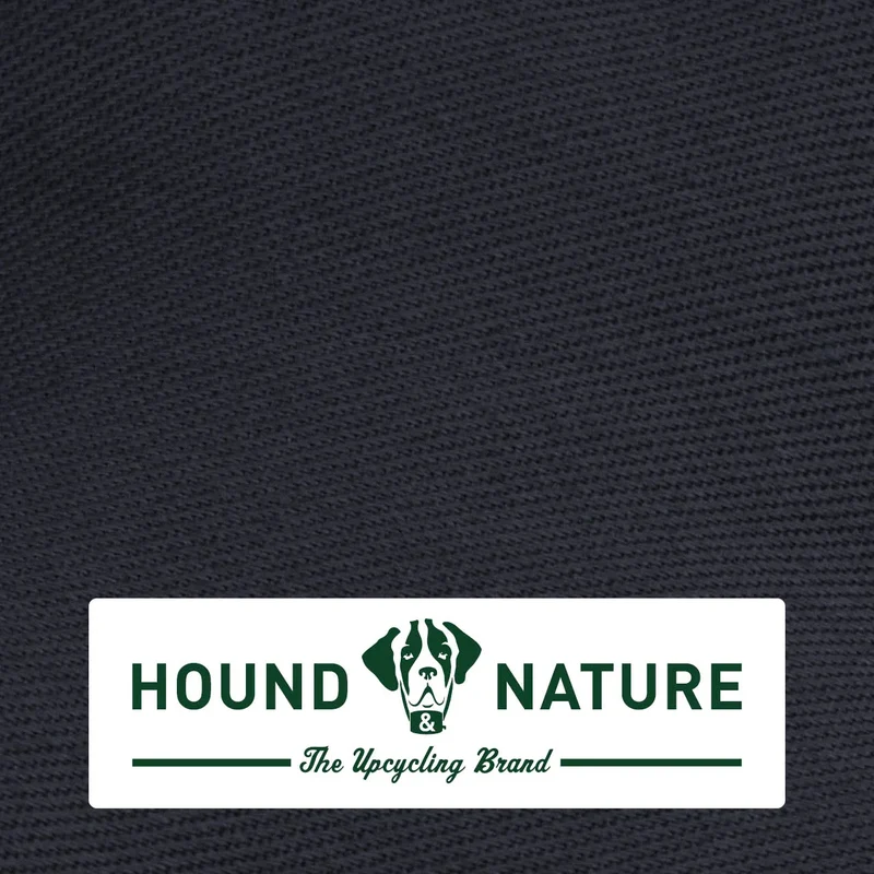 Öko-Hundebett Luzern von HOUND & NATURE | Fleece-Seite | Recycelte Materialien | Oeko-Tex® Standard 100 | Blau