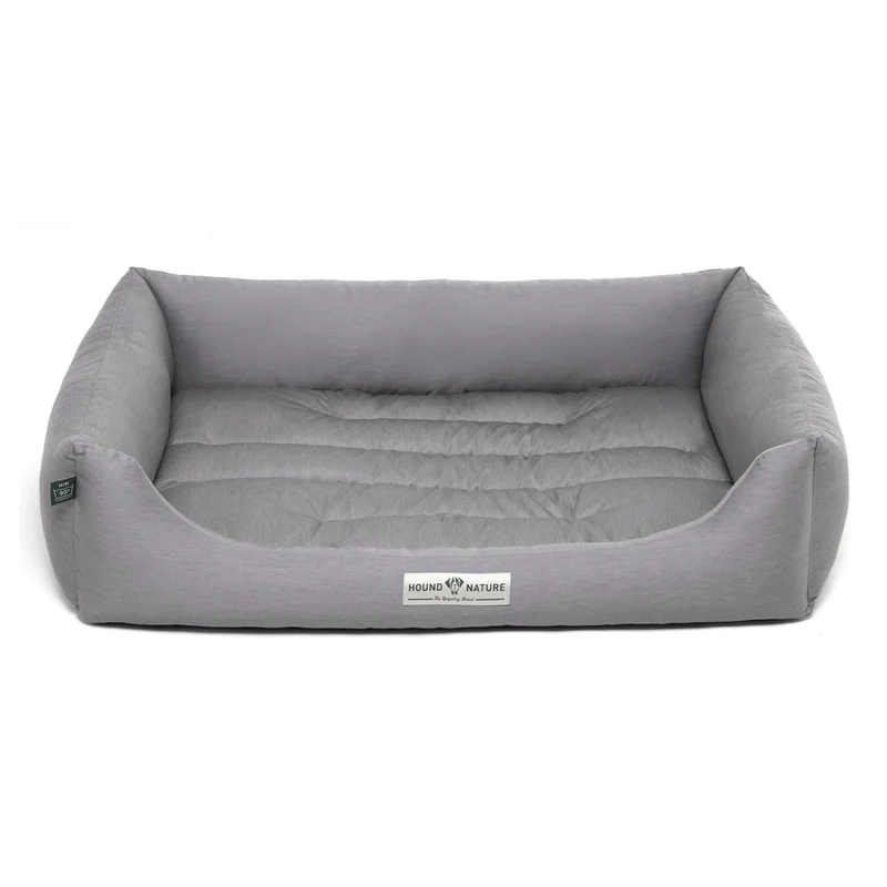 Öko-Hundebett Bern von HOUND&NATURE | Recycelte Materialien | Oeko-Tex® Standard 100 | Hellgrau