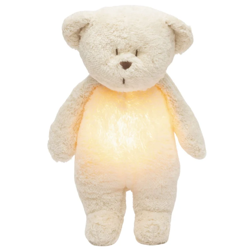 Brummender Teddybär mit Lampe Organic 2.0 – Polar