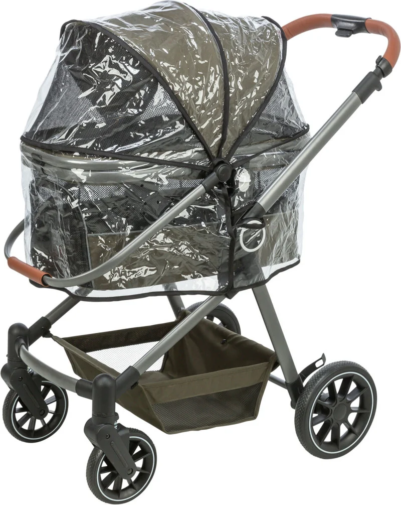 TRIXIE Buggy für Hunde & Katzen – Komfortabler und sicherer Tierwagen
