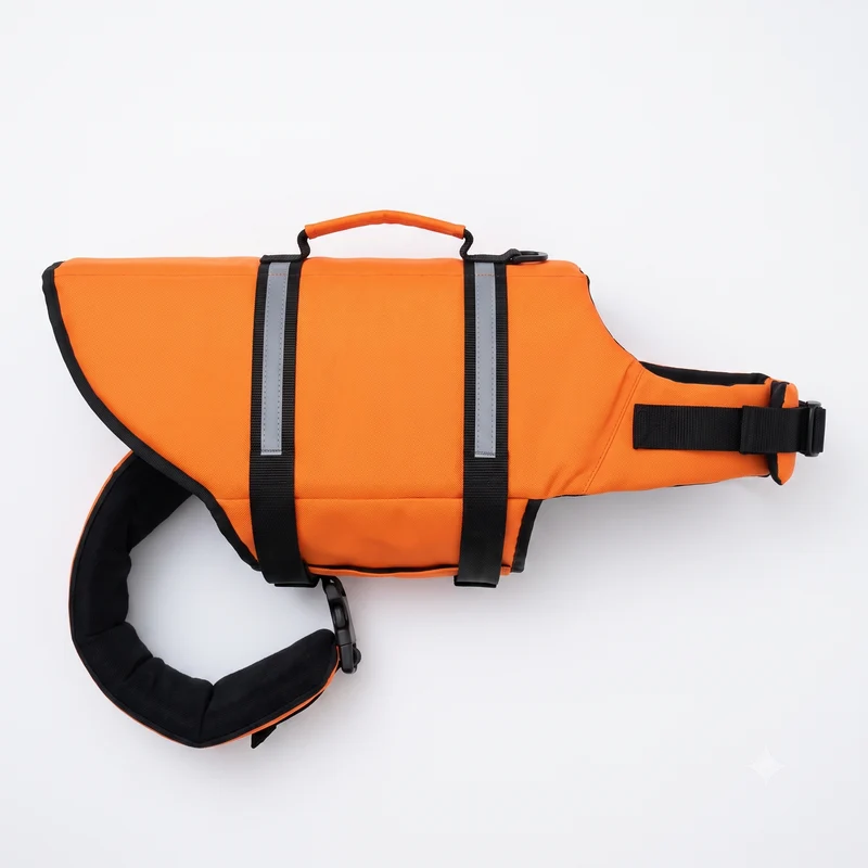 Flamingo Hundeschwimmweste Marinus Fluo Orange – Sicherheit & Sichtbarkeit für deinen Wasserhund