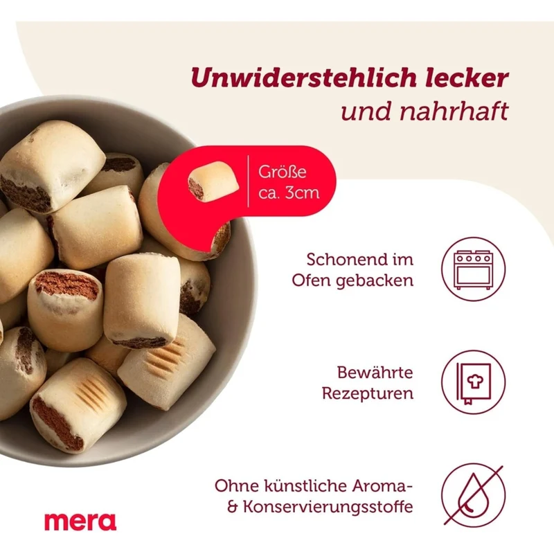 Mera Bakery Meaty Rolls Mix Hundesnack - Leckerlis für deinen Liebling