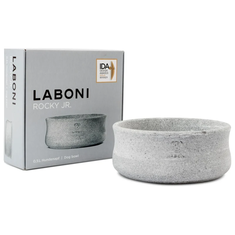 Hundenapf ROCKY von Laboni | Naturprodukt & schadstofffrei | Handarbeit