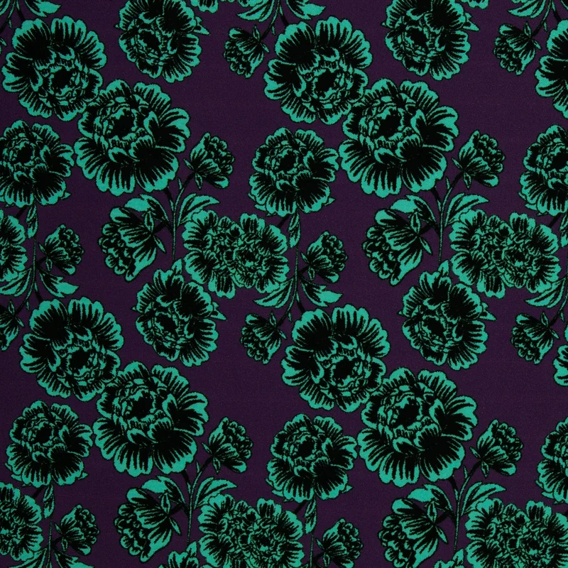 Viskosestoff Peonies by Cherry Picking