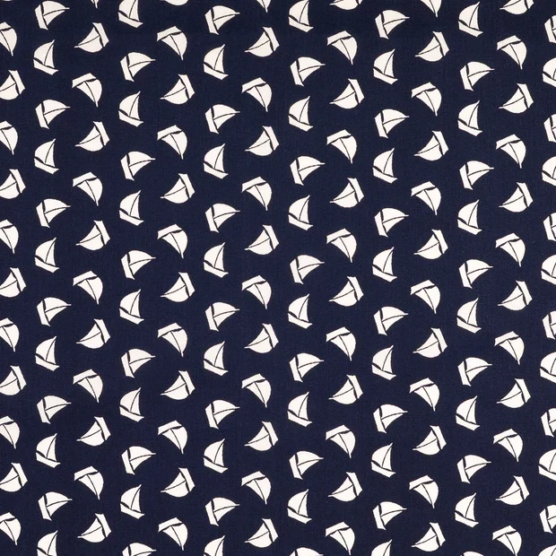 Baumwollstoff Maritimes Flair