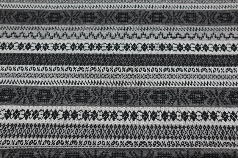 Strick Jacquard Graphic Stripes