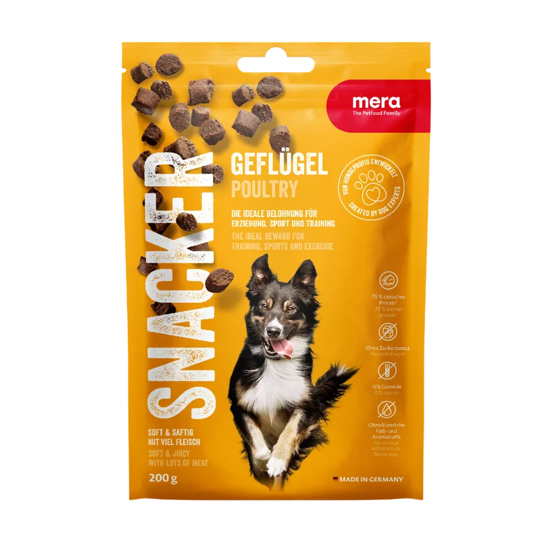 Mera Dog Snacker Hundesnacks: Soft & Getreidefrei – Die perfekte Belohnung für dein Training