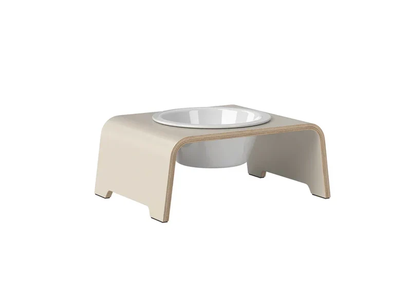 dogBar® Single Hundenapf | Porzellan | Cashmere Grey | 3 Größen