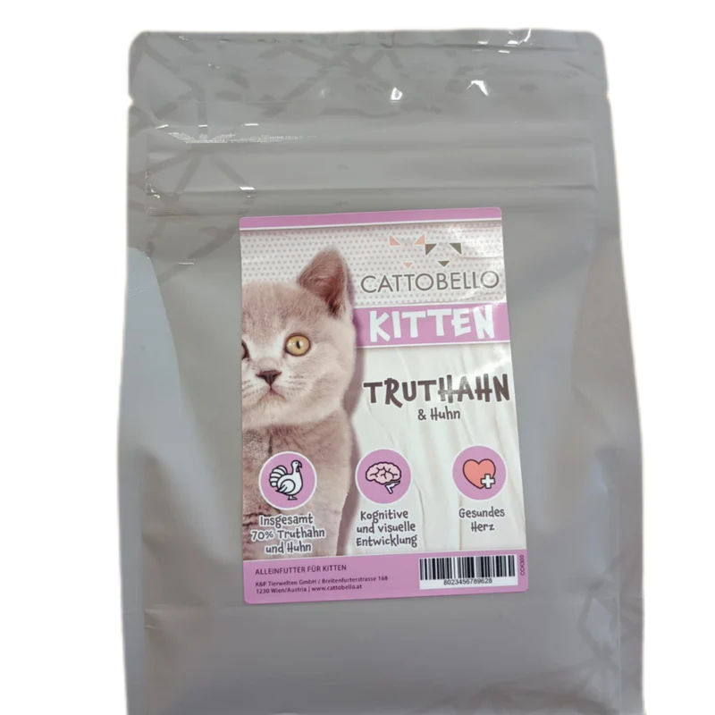 Cattobello Kitten Truthahn und Huhn