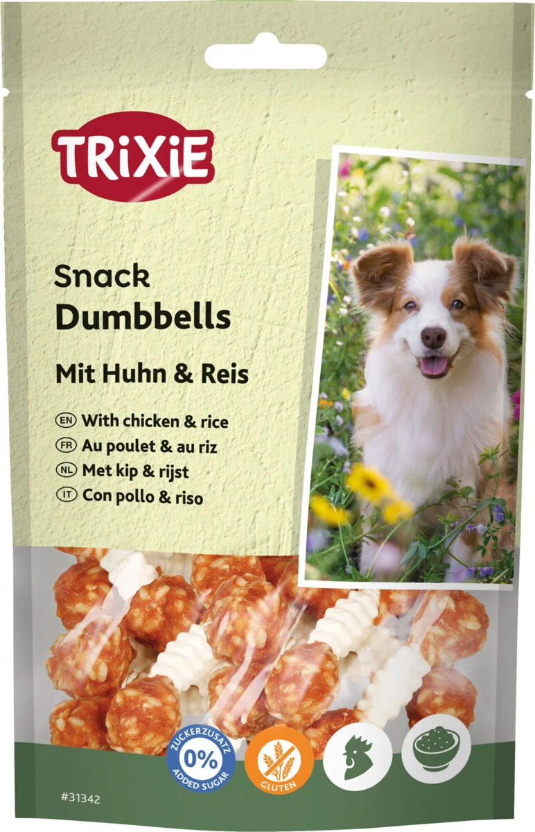 Dumbbells mit Huhn & Reis
