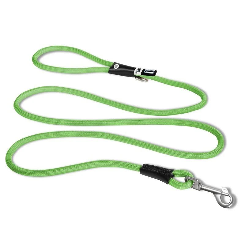 Curli Stretch Comfort Hundeleine – ultraweich, Snap-In Karabiner, Kotbeutelspender, 1,8 m