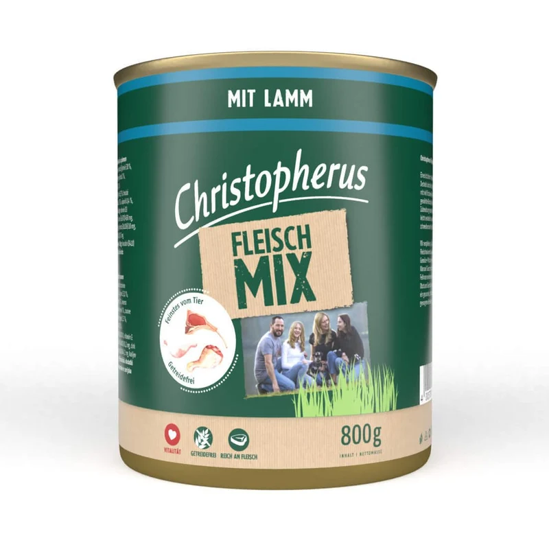 Christopherus Hundefutter Dose Fleischmix