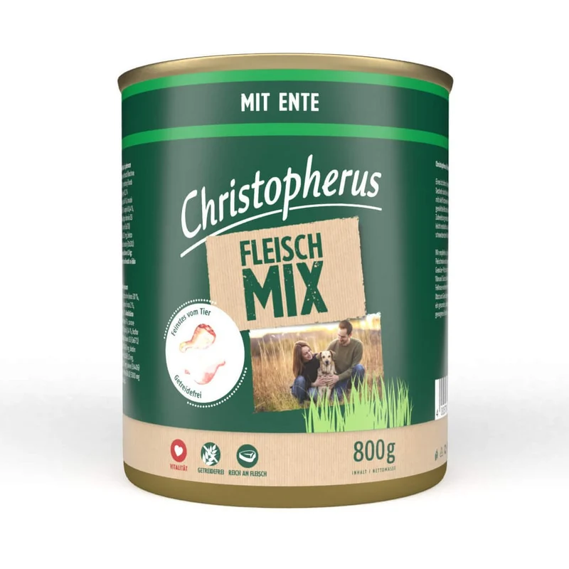 Christopherus Hundefutter Dose Fleischmix