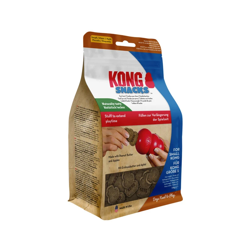 KONG Snacks – Hundekekse für KONG Classic | Hühnerleber, Speck & Käse, Erdnussbutter