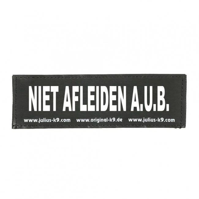 Julius K9 Logo Klettsticker klein M - Z