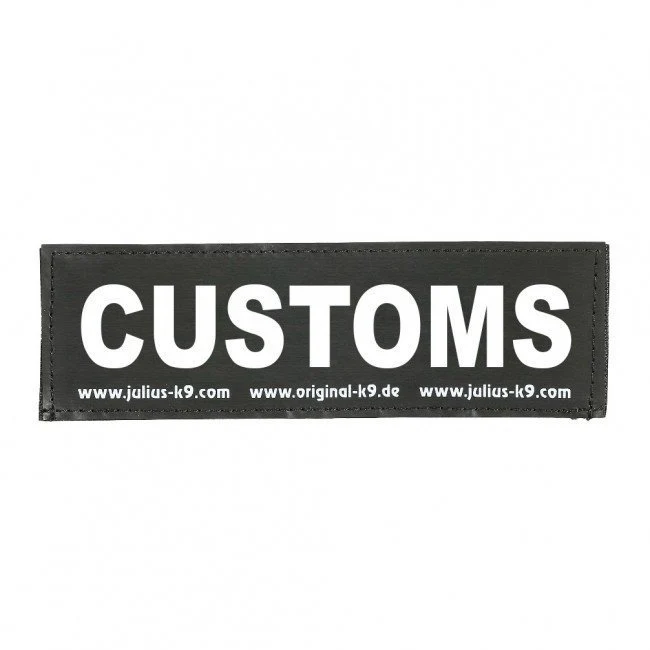 Julius K9 Logo Klettsticker groß A - F