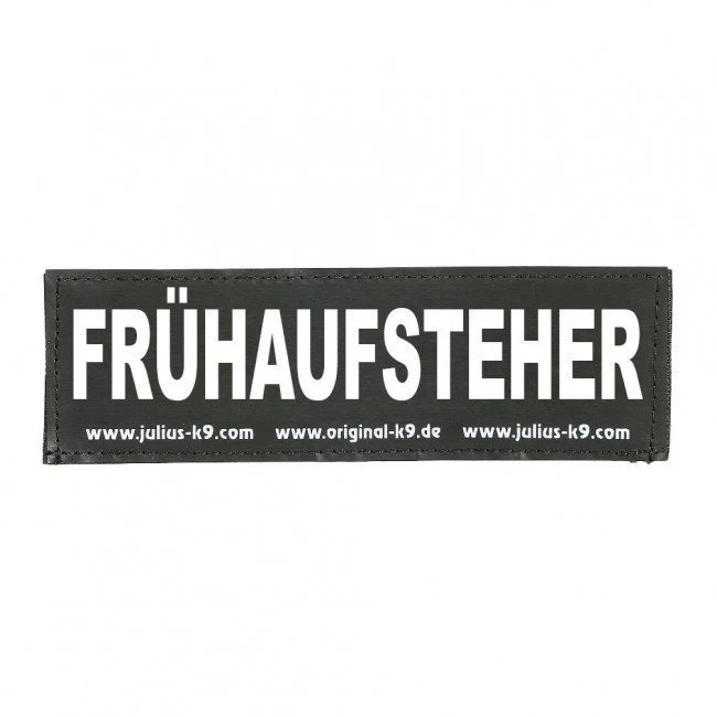 Julius K9 Logo Klettsticker groß A - F