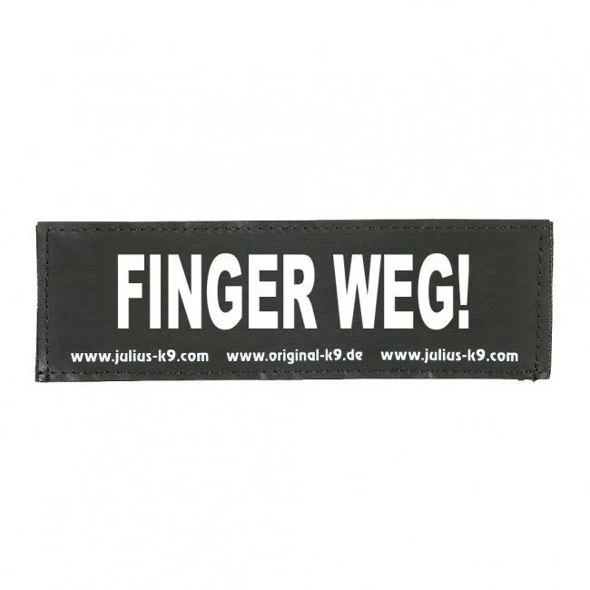 Julius K9 Logo Klettsticker groß A - F