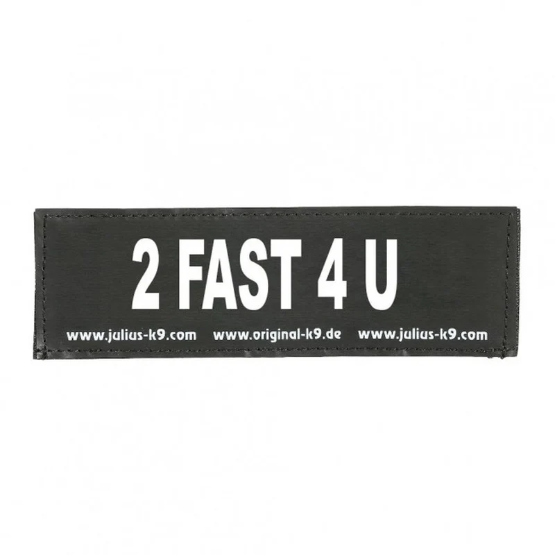 Julius K9 Logo Klettsticker klein A - F