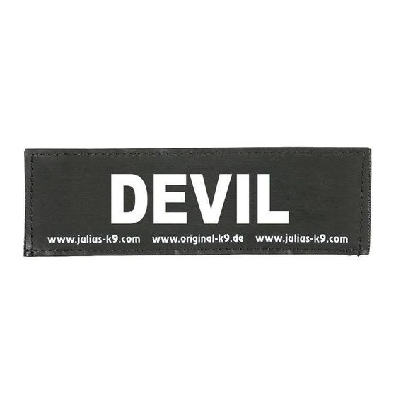 Julius K9 Logo Klettsticker klein A - F
