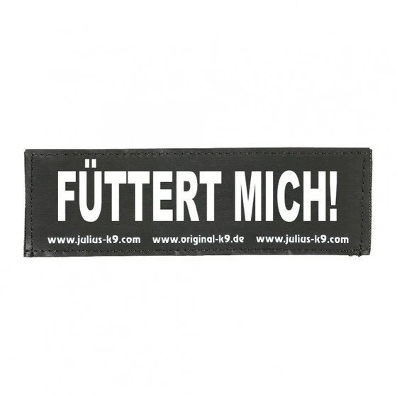 Julius K9 Logo Klettsticker klein A - F