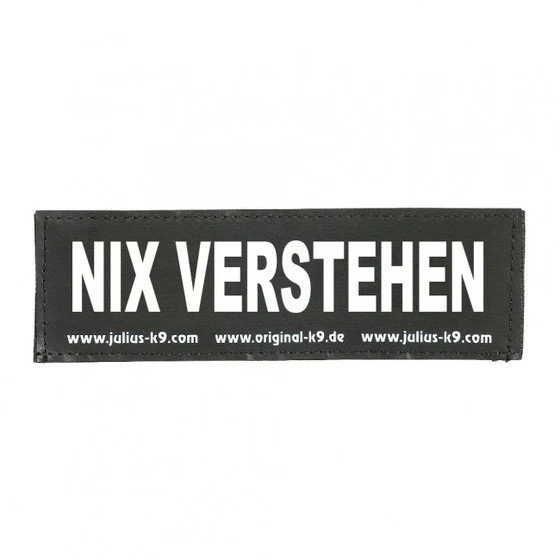 Julius K9 Logo Klettsticker groß M-Z
