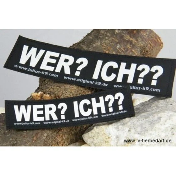 Julius K9 Logo Klettsticker groß M-Z