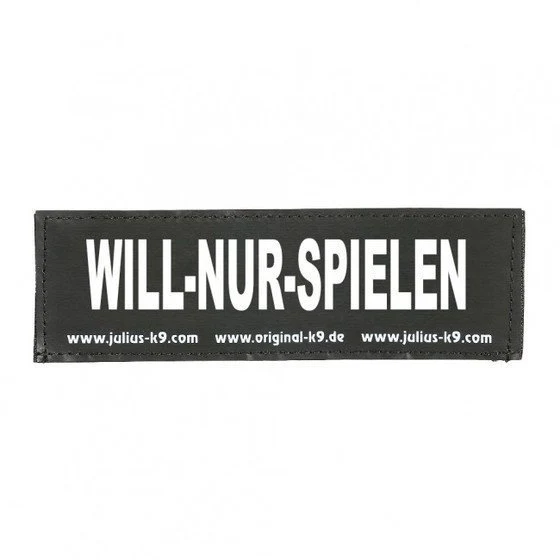 Julius K9 Logo Klettsticker groß M-Z