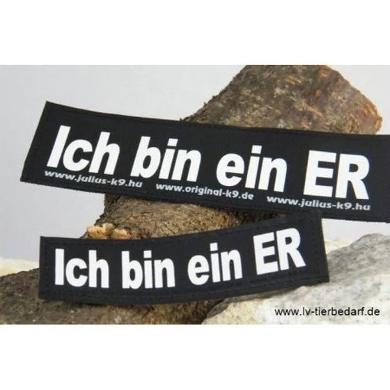 Julius K9 Logo Klettsticker groß G-L