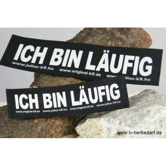 Julius K9 Logo Klettsticker groß G-L