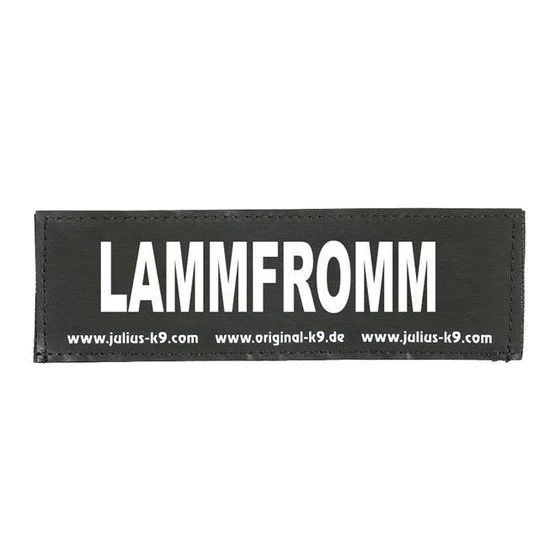 Julius K9 Logo Klettsticker groß G-L