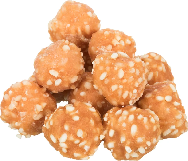 Balls mit Huhn & Reis
