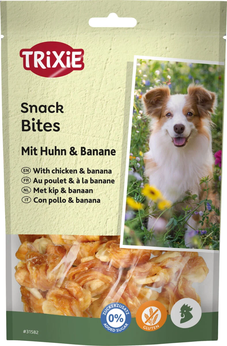 Bites mit Hühnerbrust & Banane