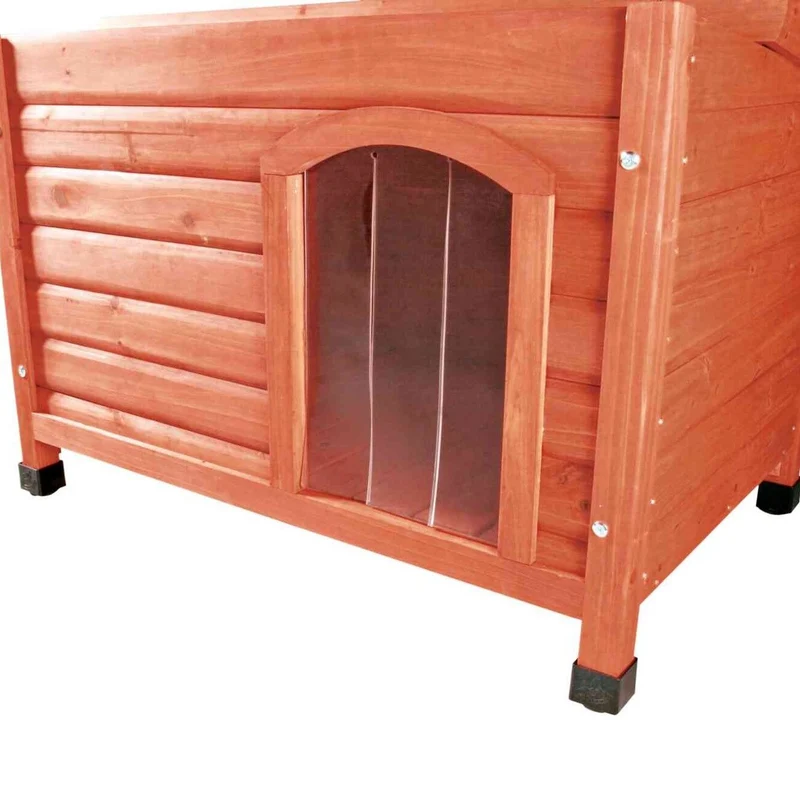 Kunststoff Tür für Flachdach Hundehütte Natura
