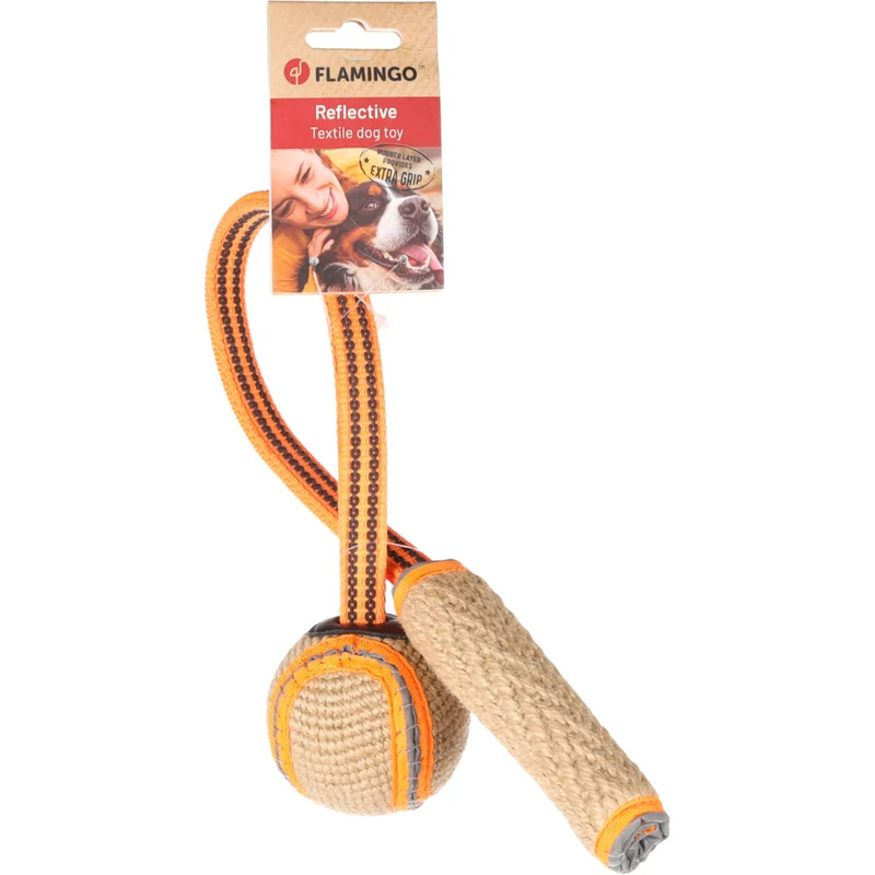 Juru Zerrseil mit Ball – Robustes Hundespielzeug für Outdoor-Spaß