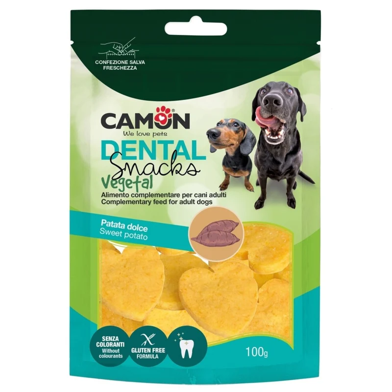 Veggie Snack Süßkartoffel Herzen - Veganer Hundesnack für Genießer