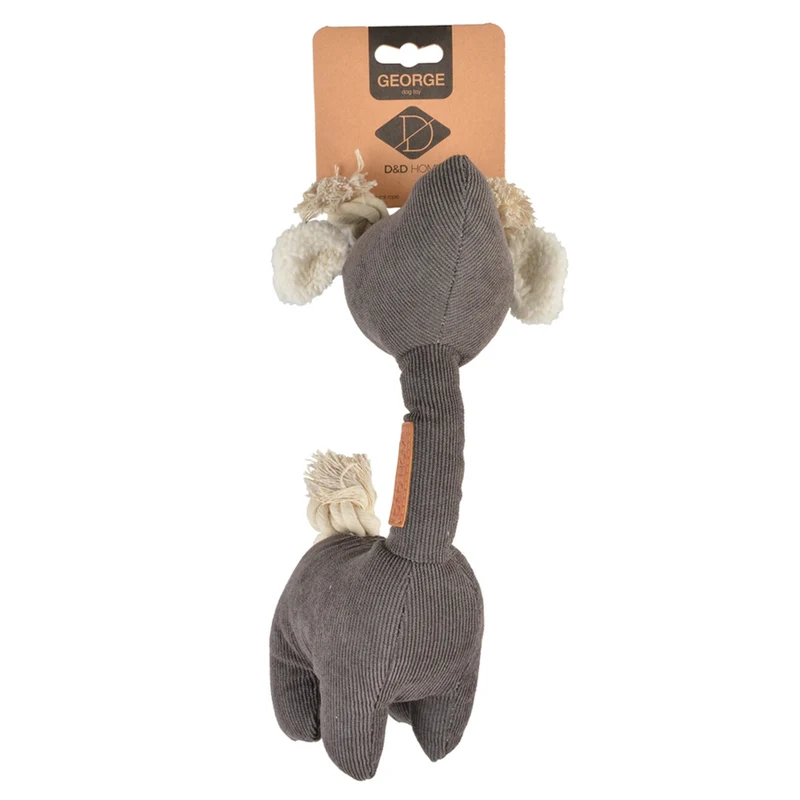 D&D HOME Hundespielzeug Giraffe George aus Cord & Seil