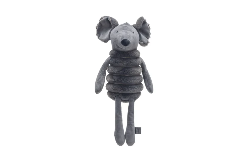 Designed by Lotte Reza Maus – Plüsch-Hundespielzeug in Anthrazit