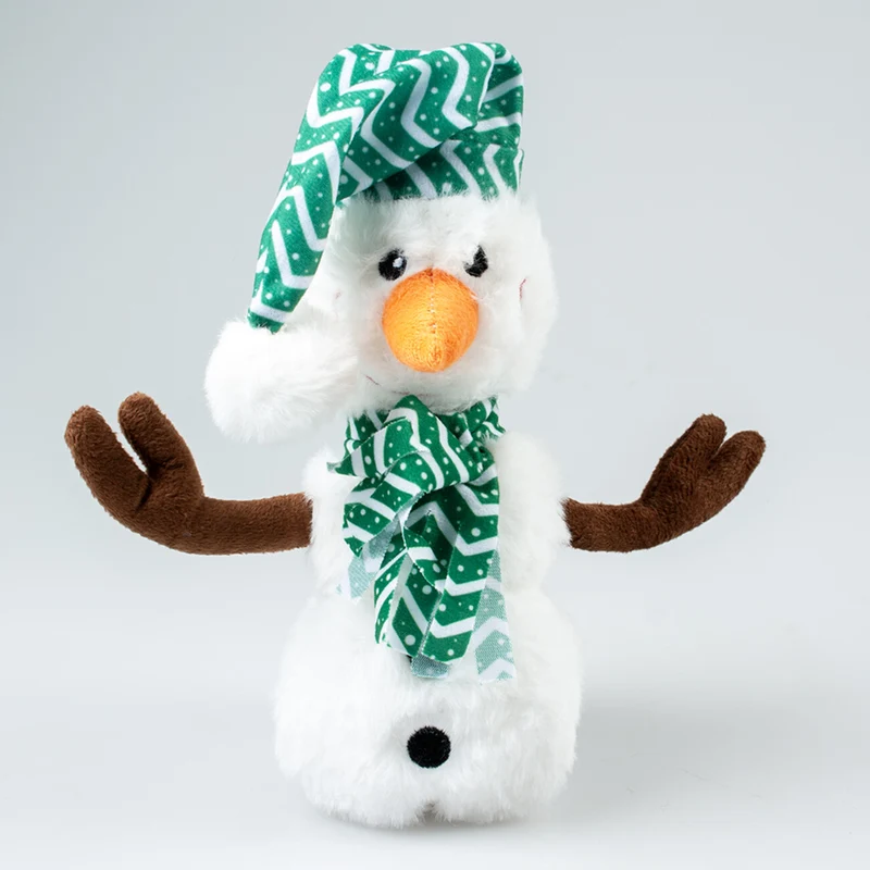 Xmas Weihnacht Plüsch Schneemann Leo