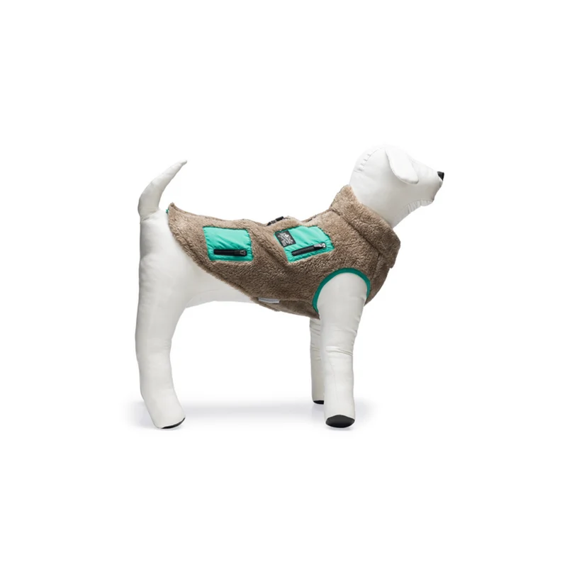 Beeztees Hundemantel Teddy – Taupe | Warm & wasserabweisend
