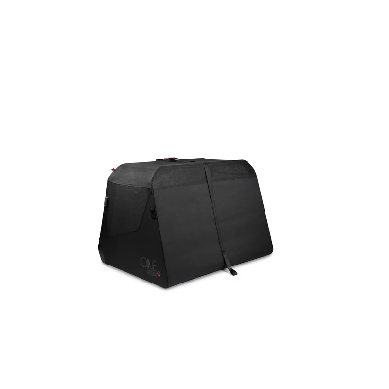 1one1 Hundetransportbox Origami – klappbar per Knopfdruck, Aluminium, S–XL