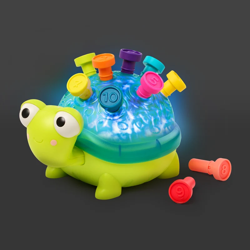 Interaktive Lernschildkröte - zum Zählen und Farben lernen - Teaching Turtle Green