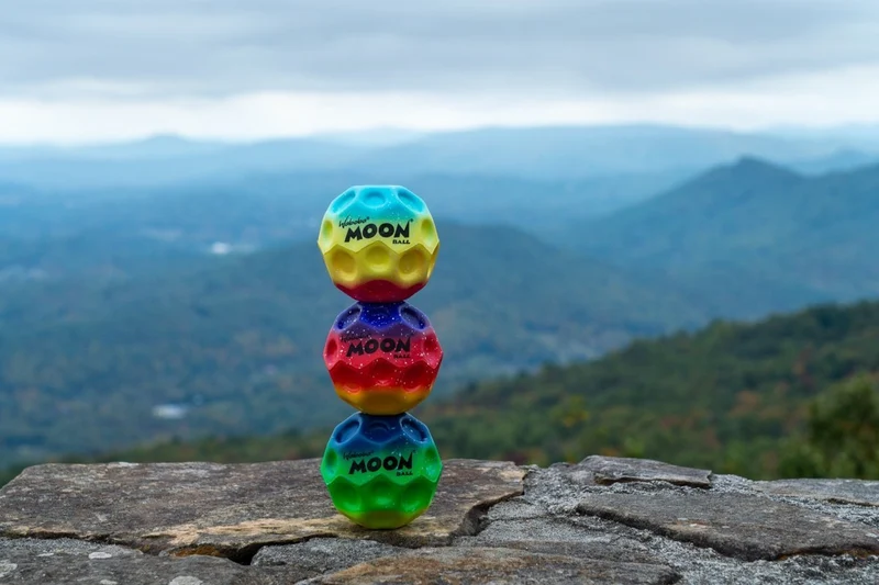 Gradient Moon Ball - regenbogen