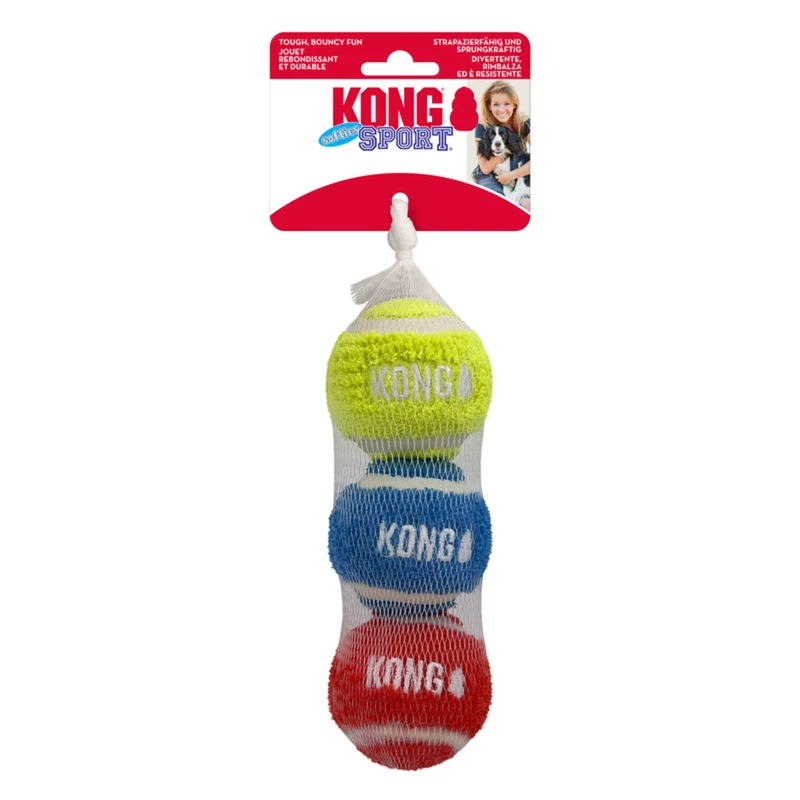KONG Sport Softies Ball – Weicher Hundeball aus Sherpa-Fleece | S, M & L